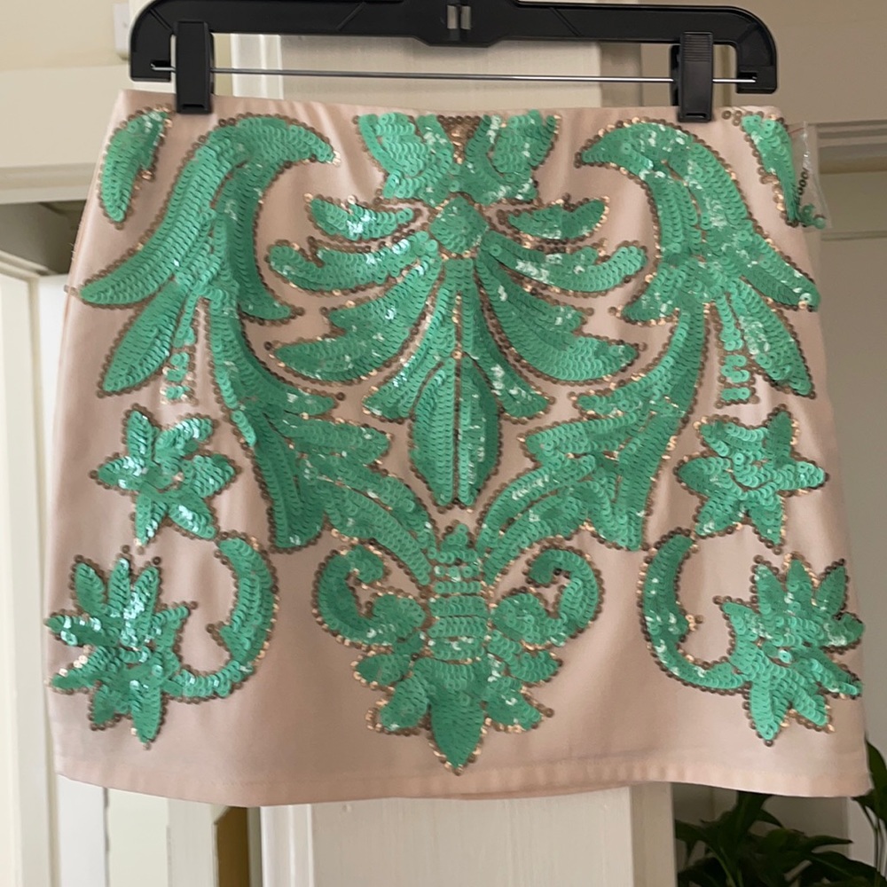 endless rose sequin miniskirt